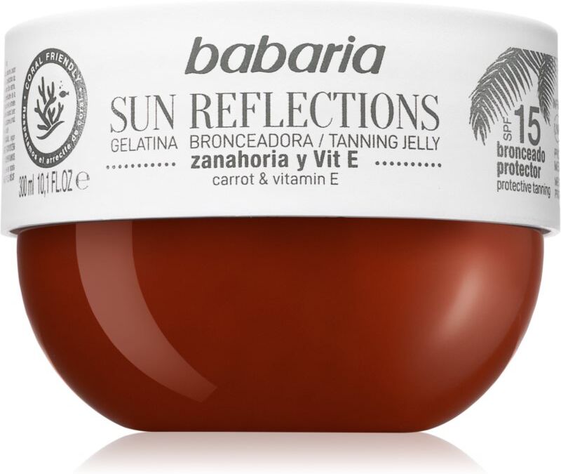 Babaria Tanning Jelly Sun Reflections schützendes Gel SPF 15 300 ml