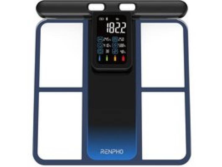 Pèse-personne connecté - RENPHO - Morphoscan MSC01 - Bluetooth - 8 électrodes BIA - Poignée rétractable