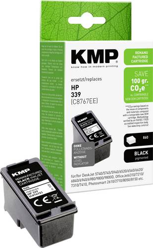 KMP Druckerpatrone ersetzt HP 339, C8767E Kompatibel Schwarz H25 1023,4339