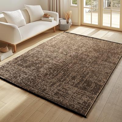 Teppich AYYILDIZ TEPPICHE "SPACE 1900, auch als Läufer", braun, B:120cm H:7mm L:170cm, Chenille, Teppiche, Teppich, Läufer, Kurzflor, Boho, Vintage, Wohnzimmer