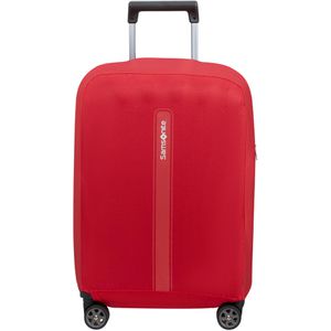 Samsonite Kofferschutzhülle TA Revolution, bis 55 cm, rot, mit Reiß- und Klettverschluss