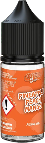 Open Bar Pineapple Peach Mango Aroma Mini Shot 10ml Ananas Pesca Mango Ghiaccio