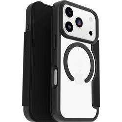Otterbox Flip Case Apple iPhone 17 Pro Crystal, Black Handy Flip Case, MagSafe kompatibel, Stoßfest 77-98588