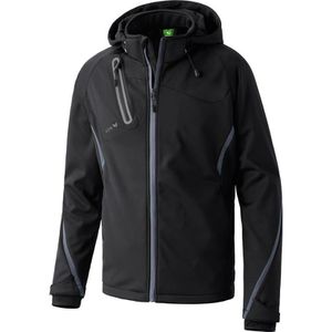 Erima Arbeitsjacke Funktion, 906201, Softshelljacke, schwarz, wasserdicht, Größe XXL