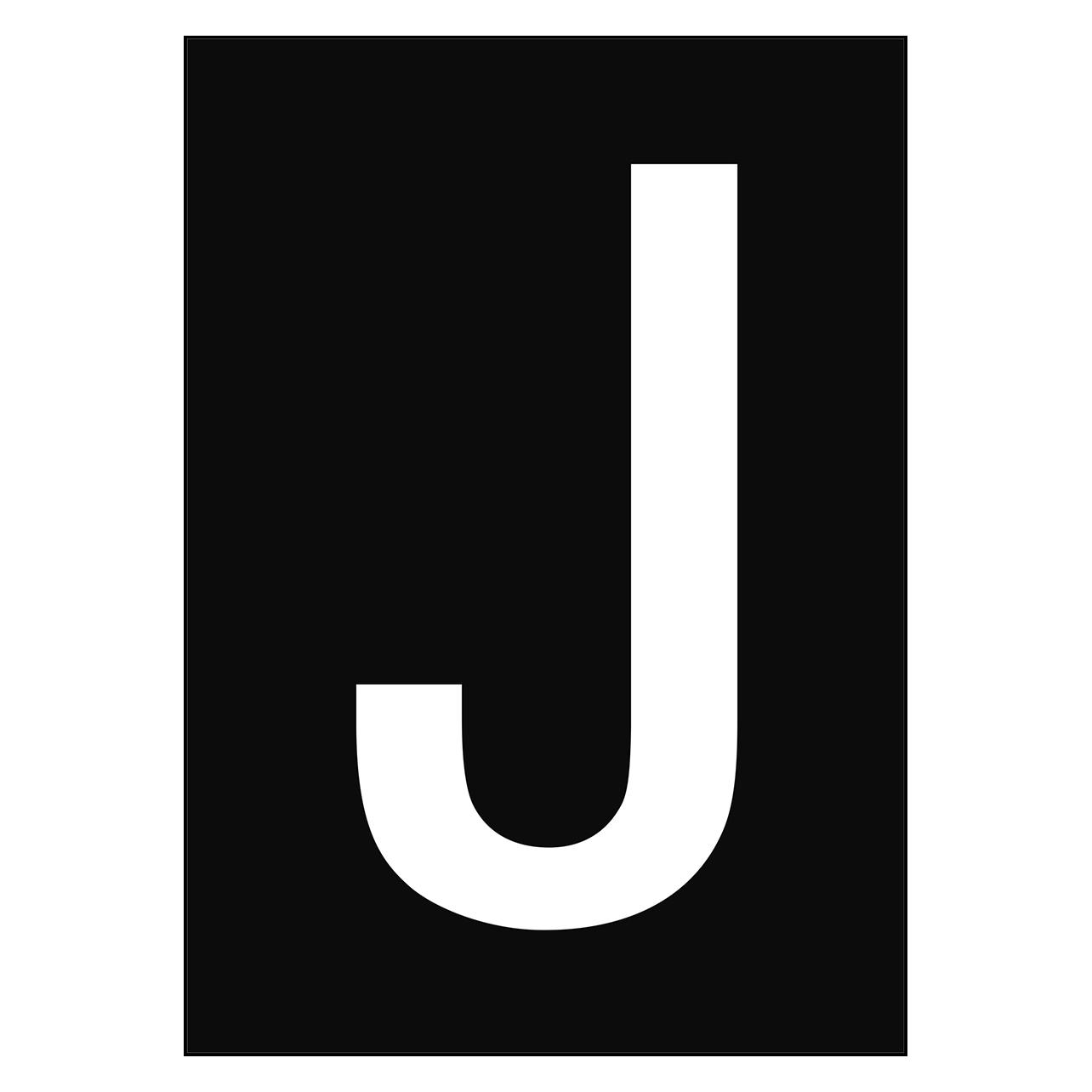 Brady A4-Etiketten mit Zahlen und Buchstaben (NL859A4WH-J)