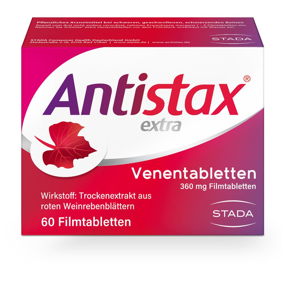 Antistax extra Venentabletten 60 St Filmtabletten