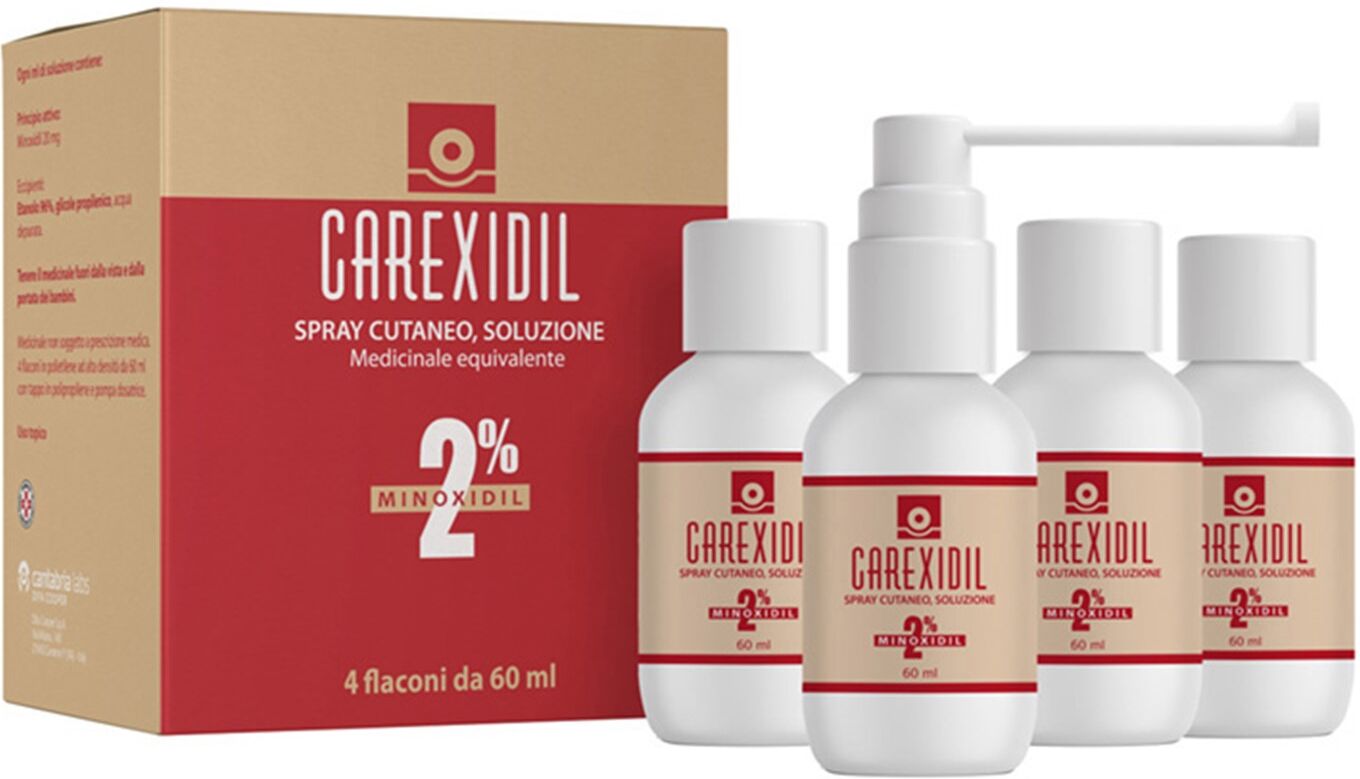 Cantabria Labs Difa Cooper Carexidil*4Fl Soluzione Cutanea 60Ml 2%