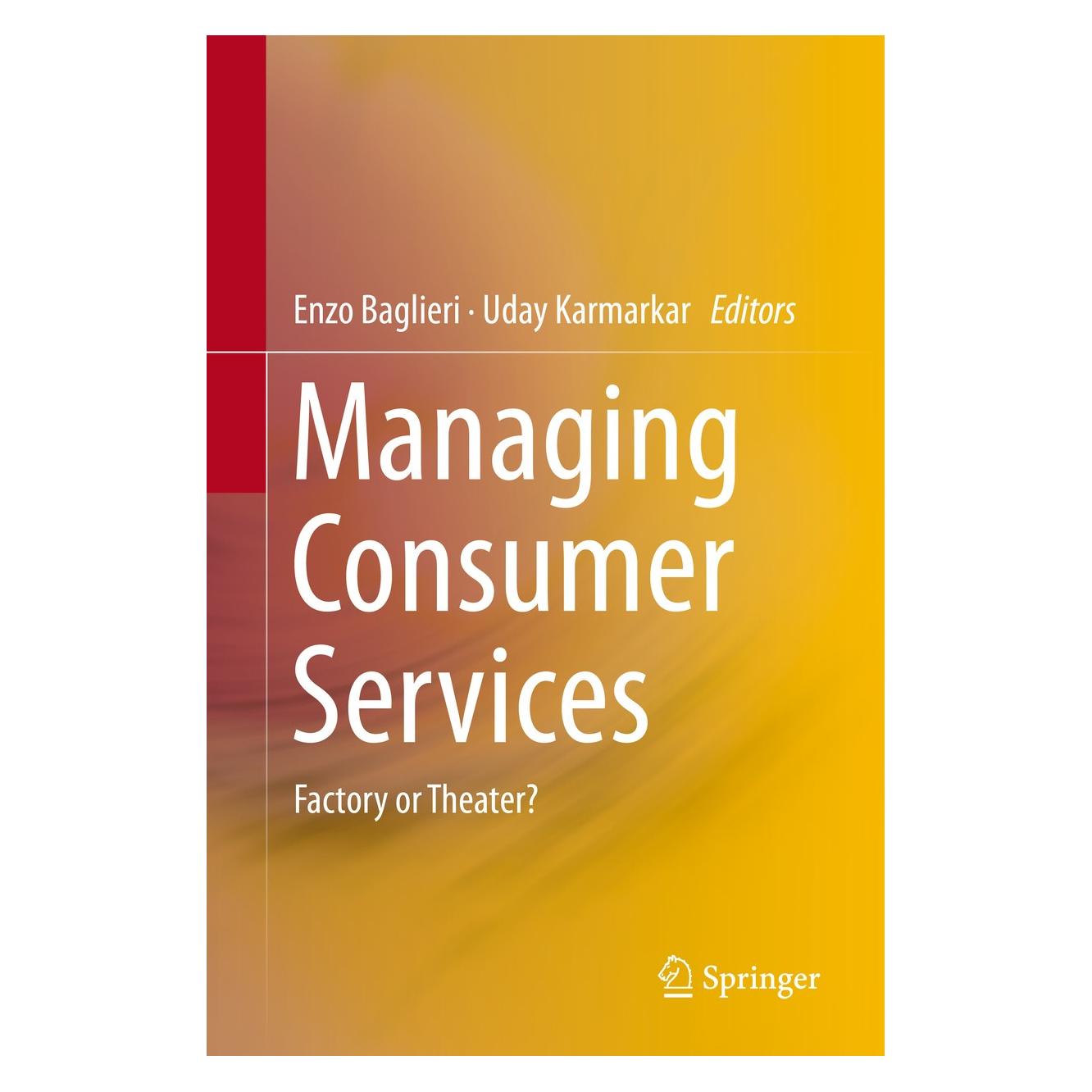 Springer Managing Consumer Services (9783319042886)