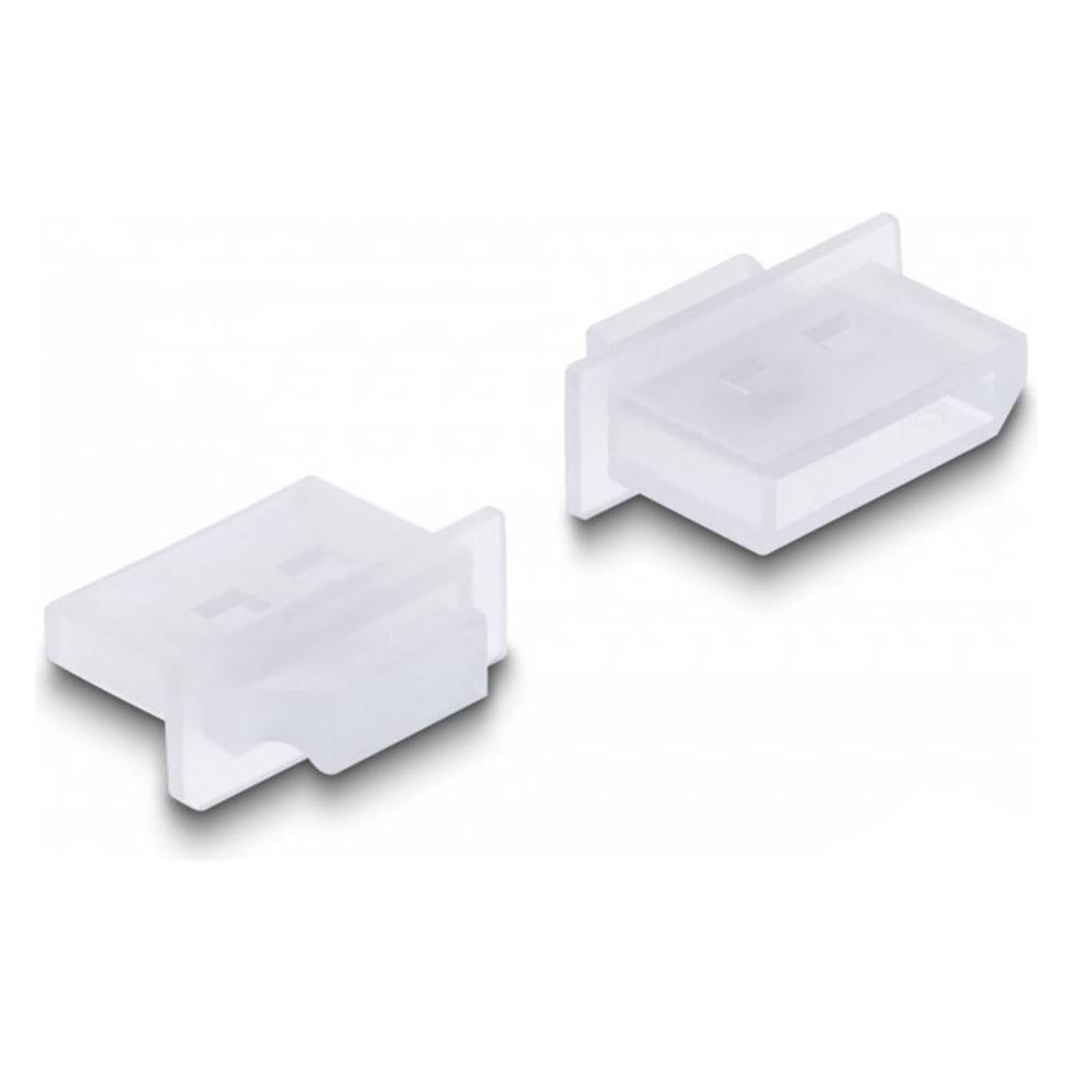 Delock Staubschutz für DisplayPort Buchse mit Griff 10 Stück transparent (64107)