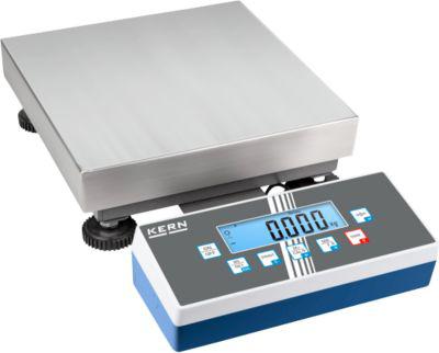 Paketwaage EOC 20K-3A, Wägebereich 24 kg, Ablesbarkeit 0,002 kgPaketwaage KERN EOC 20K-3A, Wägebereich 24 kg, Ablesbarkeit 0,002 kg, Edelstahlplattform, IP65