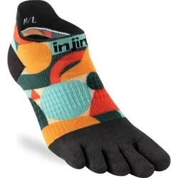 Injinji Damen Run Lightweight No-Show Artist Designed bunt