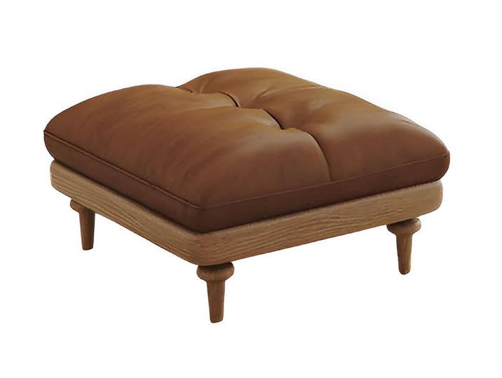 JVmoebel Hocker Bruaner Hocker Modern Elegante Designer Hocker Wohnzimmer