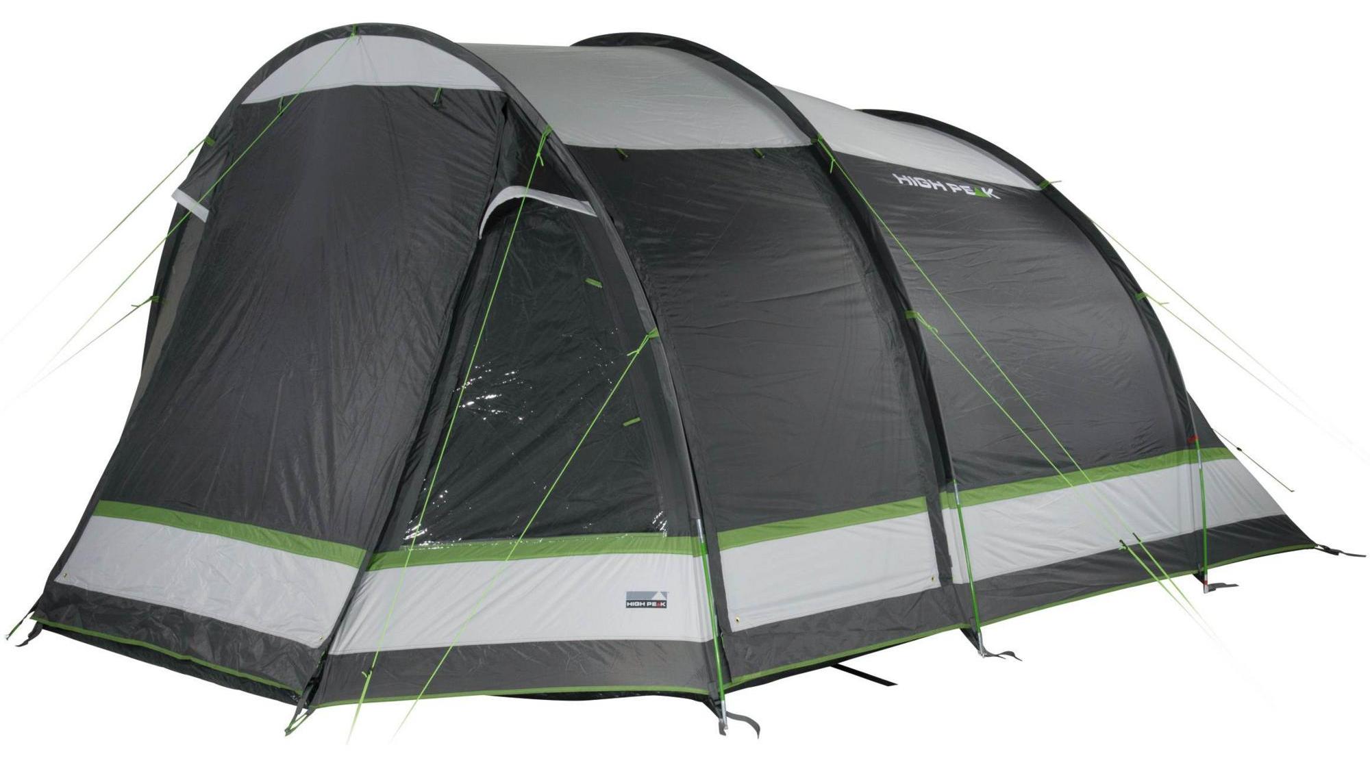 High Peak Meran 5.0, Camping, Tunnelzelt, 5 Person(en), Grün, Hellgrau