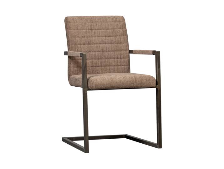Design Freischwinger Stuhl „Basso“ Taupe Melange De Eekhoorn