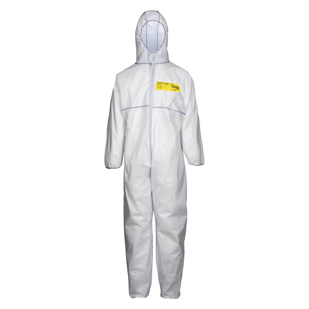 Magni Cover Base Premium Chemieschutzoverall (SMS) SMS-1, weiss/blau, Gr. M (M) (4029201020590)