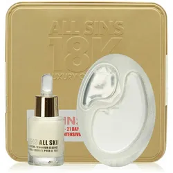 All Sins18k, Beauty Geschenkset, All Sins 18k All Skin Eye Rescue 21 Days Intensive Treatment Set 2 Pieces (Gesichtspflege Set)