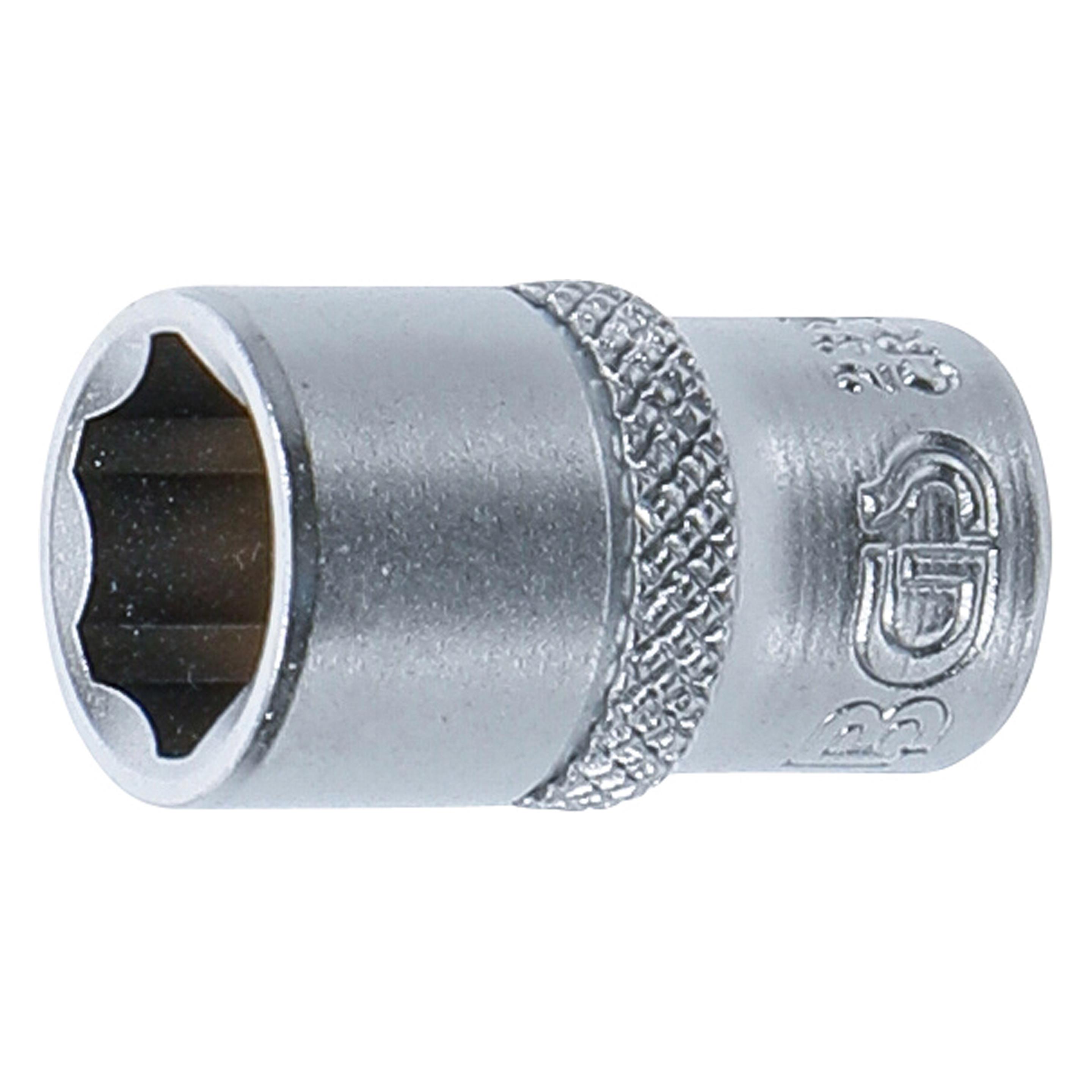 BGS Steckschlüssel-Einsatz Super Lock | Antrieb Innenvierkant 6,3 mm (1/4") | SW 10 mm (10 mm) (2350)
