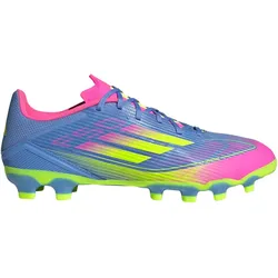 adidas F50 League MG Fußballschuhe IE1236 - blue fusion/lucid lemon/lucid pink 46 2/3