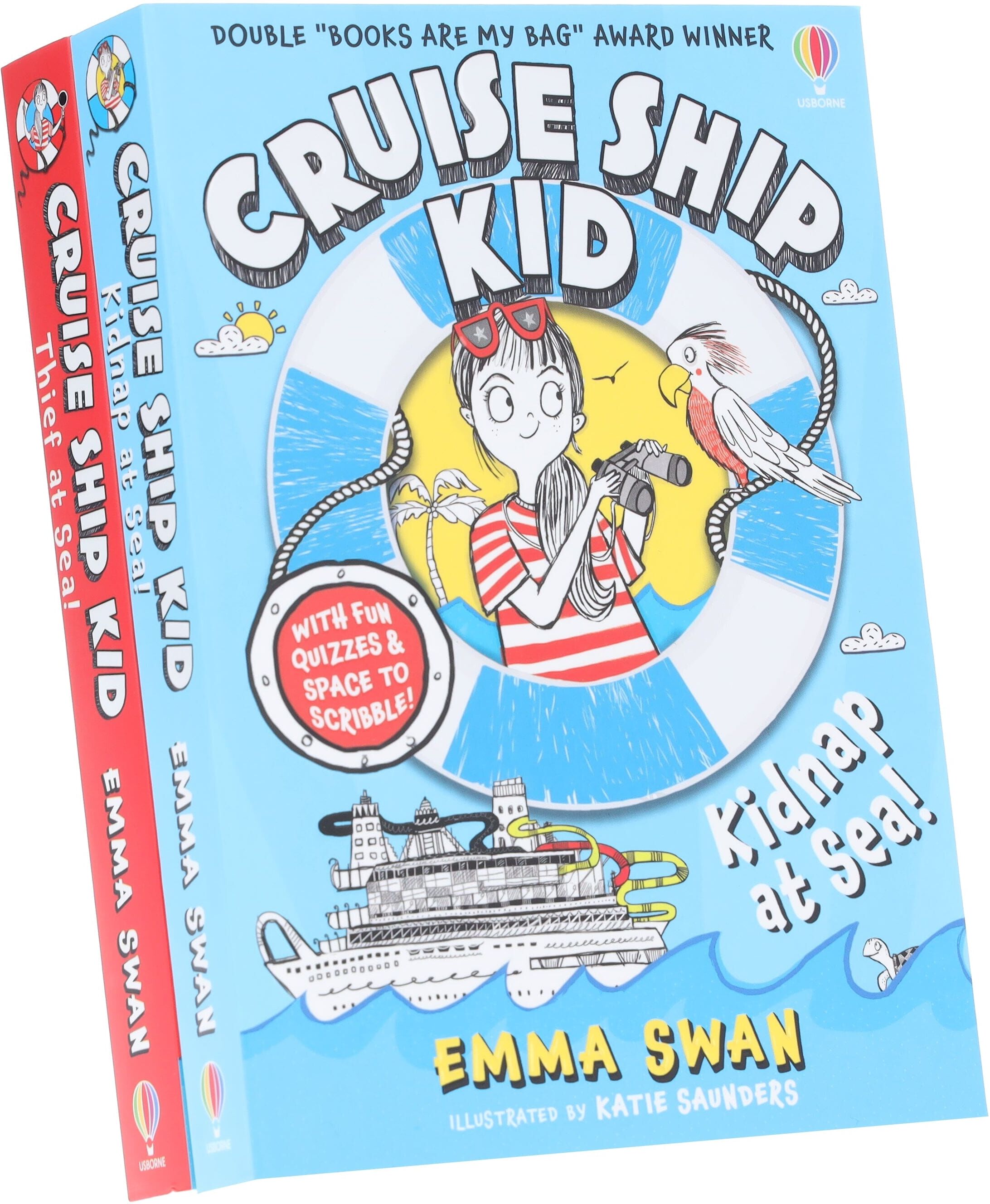 Cruise Ship Kid Series by Emma Swan Illustrated 2 Books Collection Set - Ages 8+ - Paperback Usborne Publishing Ltd