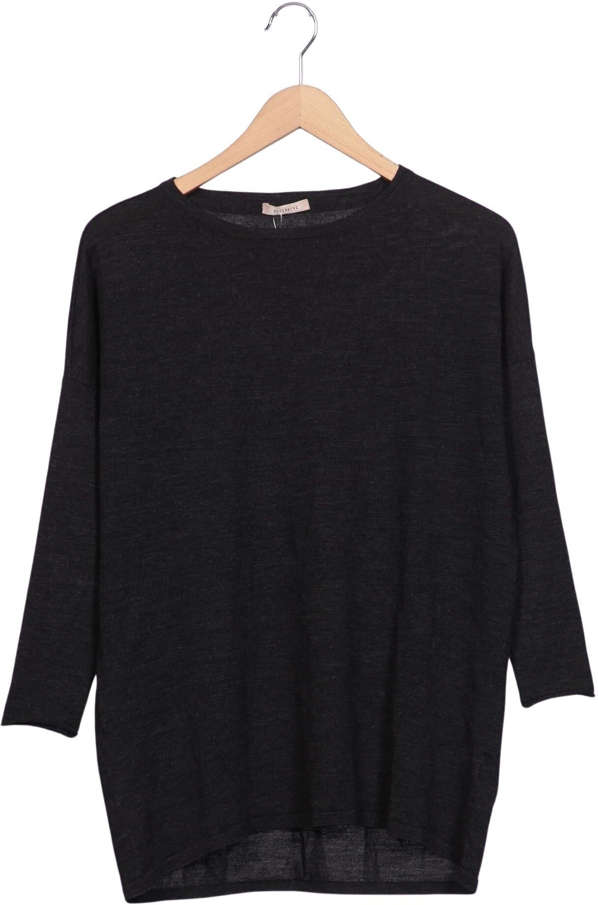 Hugenberg Damen Pullover, Grau, Gr. S, Merino - Second Hand