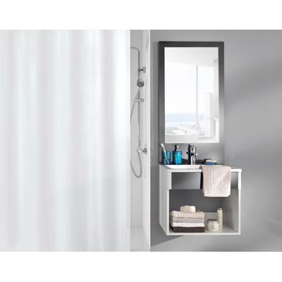 Duschvorhang KLEINE WOLKE "Caravelle", weiß, B:120cm H:200cm, Polyester, Duschvorhänge