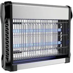 Insektenvernichter UV Lampe Insektenfalle UV Leuchte Insektenlampe Mückenlampe Chemiefrei, waschbar, hinstellen/aufhängen, 2x 8W, LxBxH 35,4x9,3x28 cm