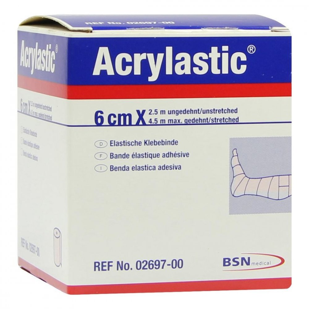 BSN medical GmbH Acrylastic 2,5 m x 6 cm Binden 00503617