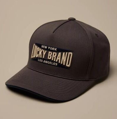 Lucky Brand Ny La Baseball in Grey Gray, Size OneSize