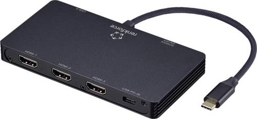 Renkforce USB-C Dockingstation RF-USBHA-550 Passend für Marke Dockingstations: Universal USB-C Power Delivery