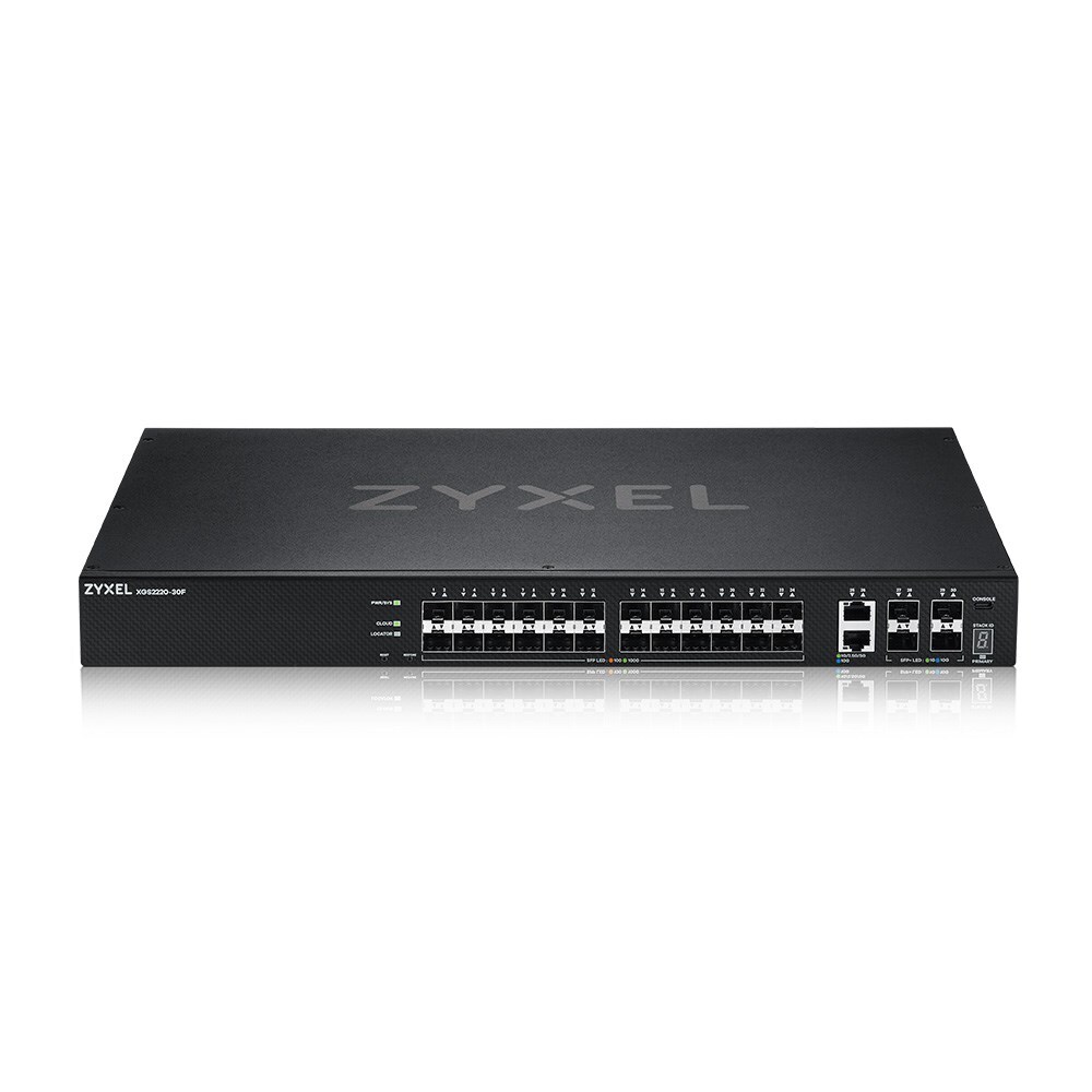 Zyxel XGS2220-30F, Managed, L3, Rack-Einbau