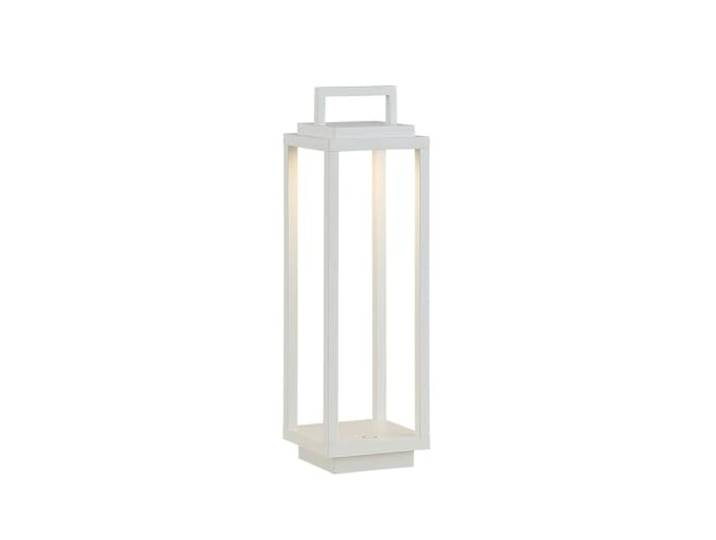 Lucande LED Outdoor Tischlampe in weiß, dimmbar Tischleuchte außen
