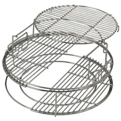 Big Green Egg Grillrost Eggspander-Set 5tlg. Edelstahl Silber