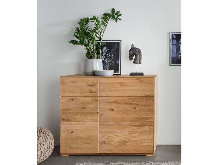 Kommode Tony 2 aus massiver Wildeiche – Montierte Lieferung – 3%-Vorkasse-Rabatt
