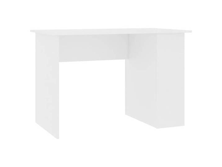 En Promotion Bureau d'étude/bureau de travail - Blanc Contemporain Bureau Blanc 110x60x73cm - Bois d'ingénierie 1240844