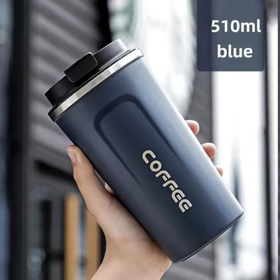 Uplifted Goods Vacuum Insulated Stainless Steel Travel Cup blue