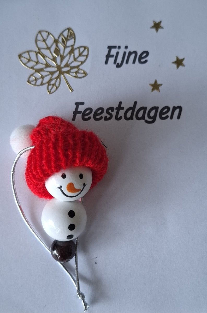 Sneeuwpop Granaat Boomversiering voor volwassenen