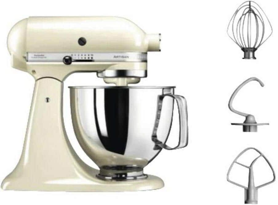 KitchenAid Küchenmaschine "KSM135", beige (cream), B:24cm H:36cm T:37cm, Küchenmaschinen, Vielseitige Küchenmaschine, Küchenmaschine cream Einheitsgröße