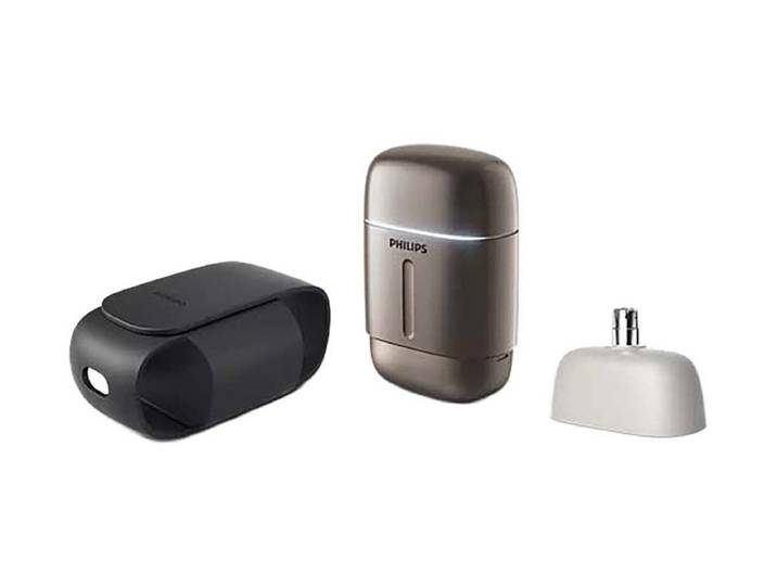 Philips Shaver 700 Series elektrischer Nass- und Trockenrasierer Aschgold