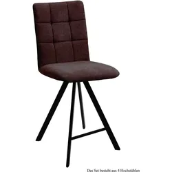 THEKENSTUHL drehbar (4er-Set) Destiny 47x108x60 Schwarz/Espresso
