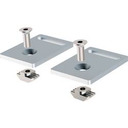 LED2WORK Halter Leuchtenhalter SYSTEMLED EVO / PROFILED (L x B x H) 41 x 55 x 4 mm 1 Paar 240400-04