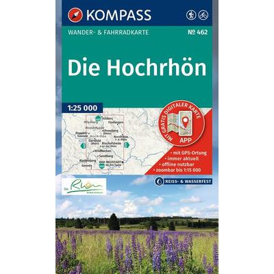 KOMPASS Wanderkarte 462 Die Hochrhön 1:25.000, Sonstige von , KOMPASS Freytag & Berndt, 978-3-99154-523-1