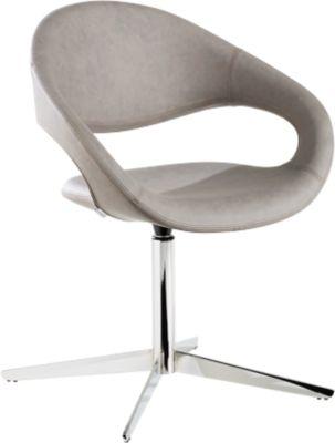 Drehsessel SAMBA, belastbar bis 200 kg, Sessel, grau