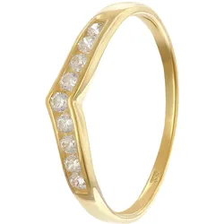GLIZZ GL8320 Damenring Gold 333/8K mit Zirkonia, 52/16,6