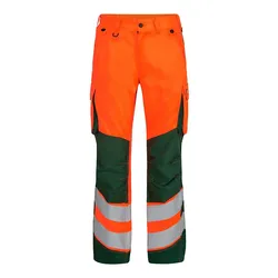 Damen Warnschutz Bundhose "2543-319" Safety Kl. 2 - 40 - orange/grün