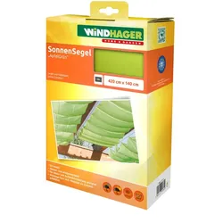 POWERTEC Sonnensegel 420x140 cm - Apfelgrün