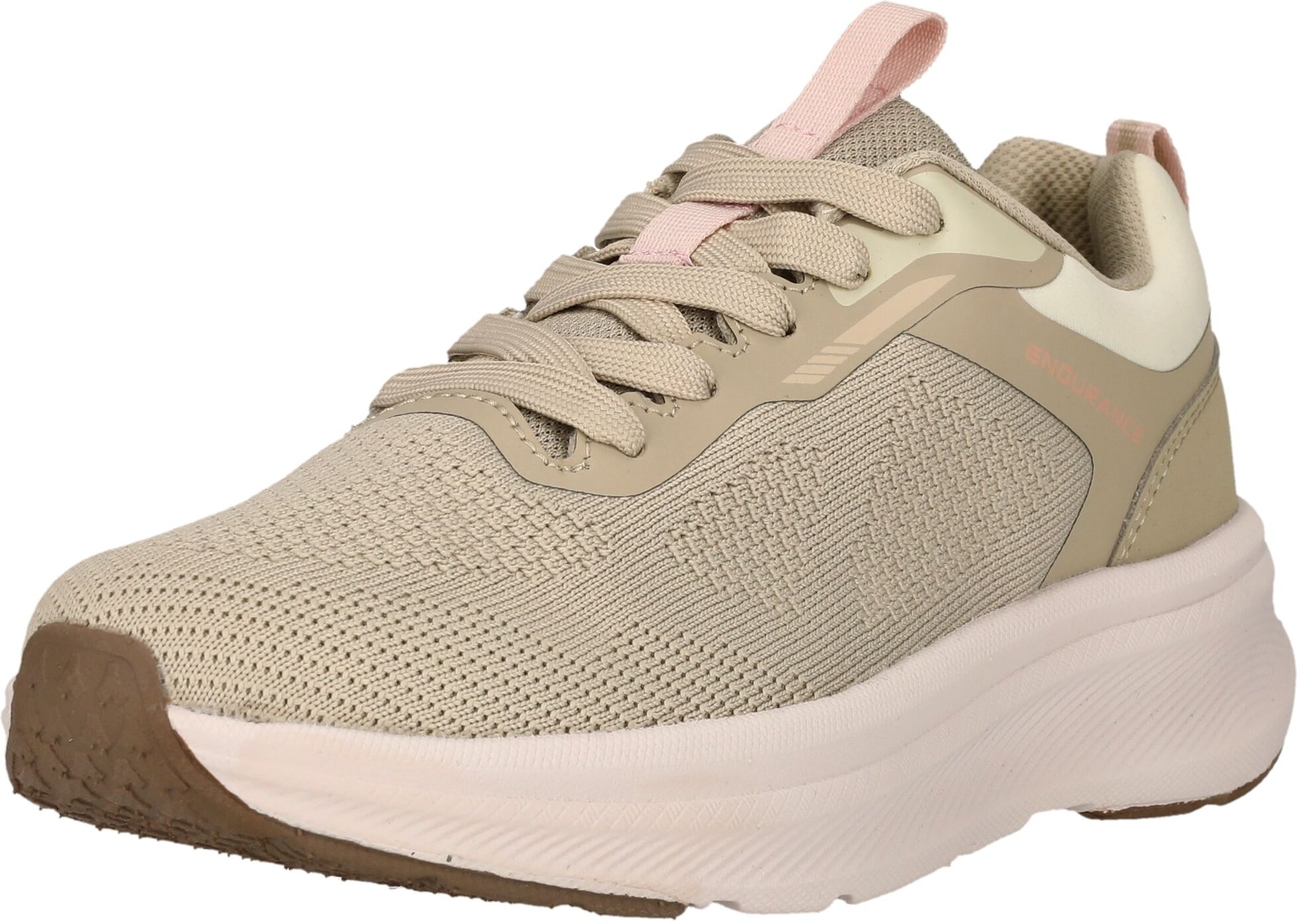 Sneaker ENDURANCE "Terrassa", Damen, Gr. 37, Kunstfaser, beige, Schuhe Sneaker, mit atmungsaktiver Oberfläche