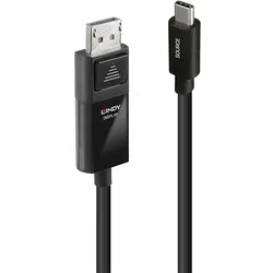 Lindy 43343 Videokabel-Adapter 3 m USB Typ-C DisplayPort Schwarz