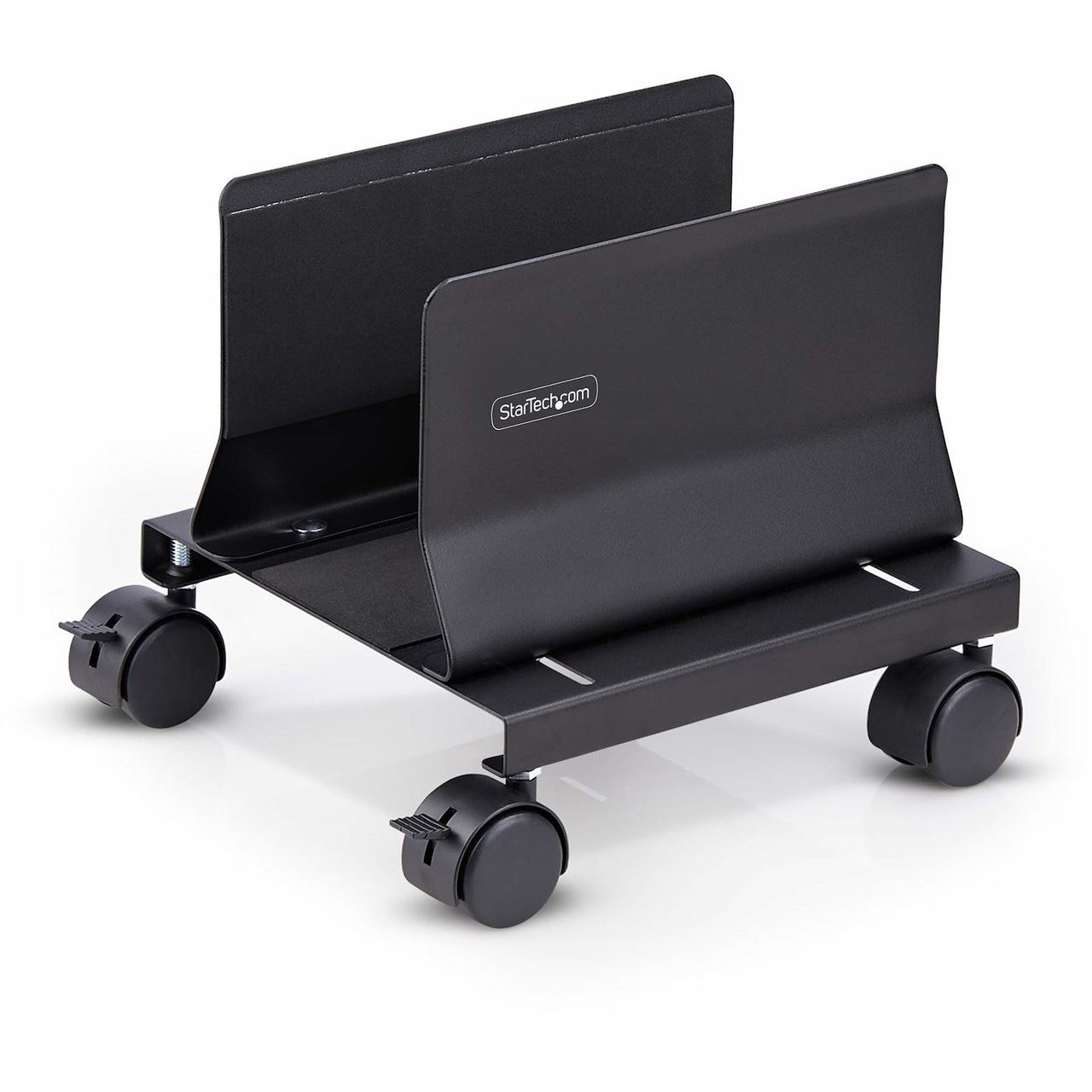 StarTech Computer Tower Cart Rolling CPU Caddy w/ Wheels, Adjustable Wagen - für Personal-Computer - Schwarz
