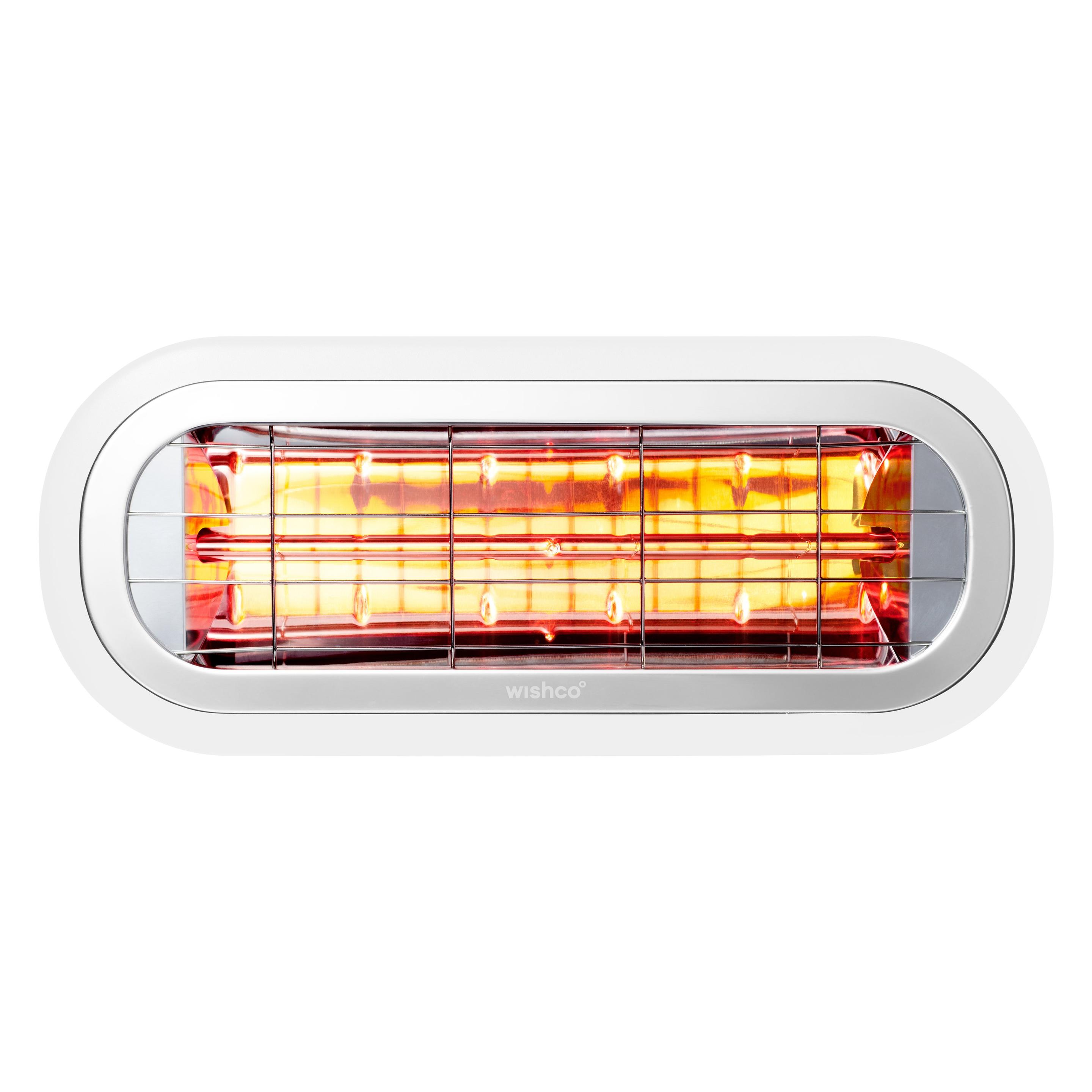 Wishco 2000 Mini Patio Heater W/Ultra Low-Glow Technology (2000 W) (4200303)