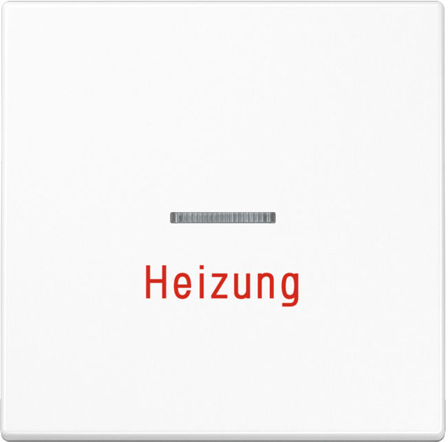 Jung Bascule pour chauffage d'appoint/urgence pour interrupteur de contrôle LS 990 H WW (LS990HWW)